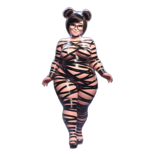 dress, animal, creature, cartoon transparent PNG cut-out