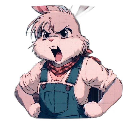 animal, staff, cartoon, anime transparent PNG cut-out