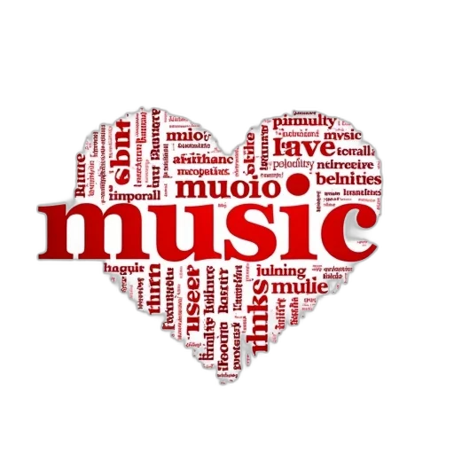 music, word, cloud, concept transparent PNG cut-out