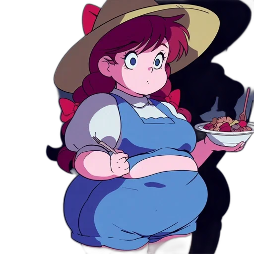 food, dress, staff, hat transparent PNG cut-out