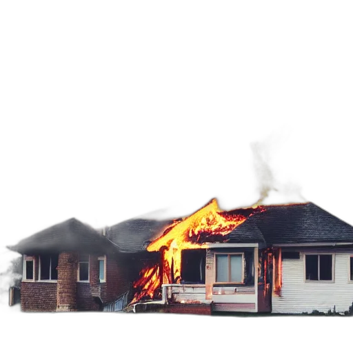 building, fire, family, home transparent PNG cut-out