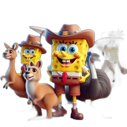 animal, hat, food, concept art transparent PNG cut-out