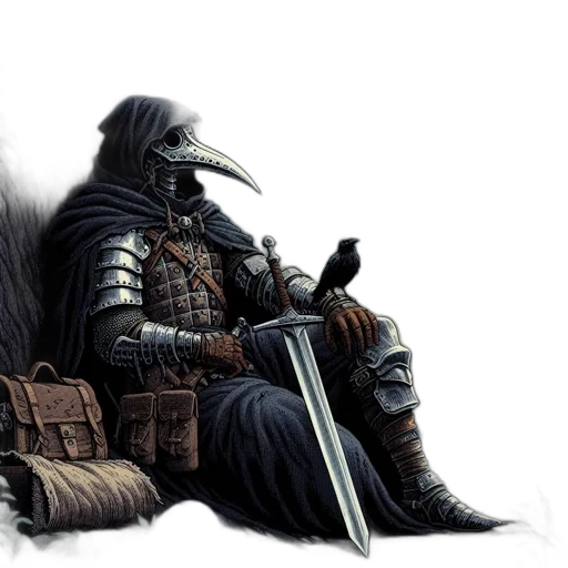 sword, dragon, weapon, fantasy art transparent PNG cut-out