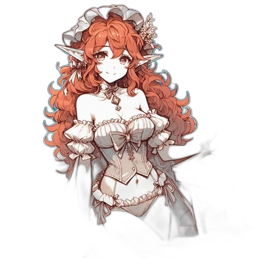 dress, crown, staff, weapon transparent PNG cut-out