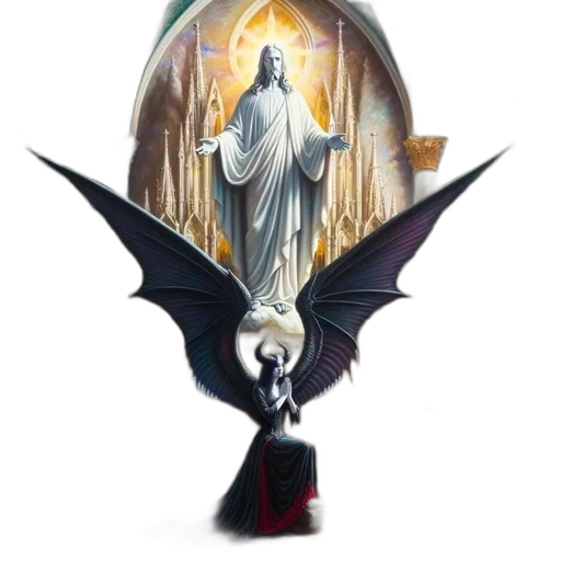 staff, sword, dragon, concept art transparent PNG cut-out