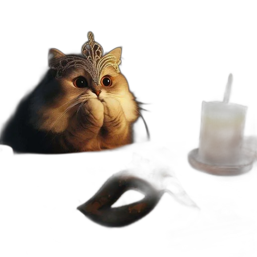 animal, jewelry, mask, crown transparent PNG cut-out