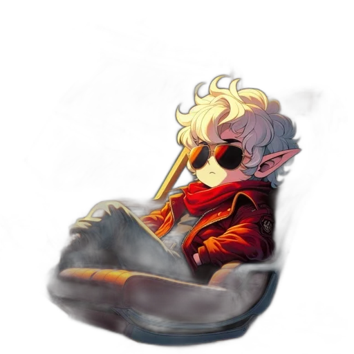 jacket, staff, weapon, concept art transparent PNG cut-out