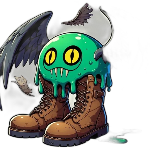 creature, shoes, robot, concept art transparent PNG cut-out