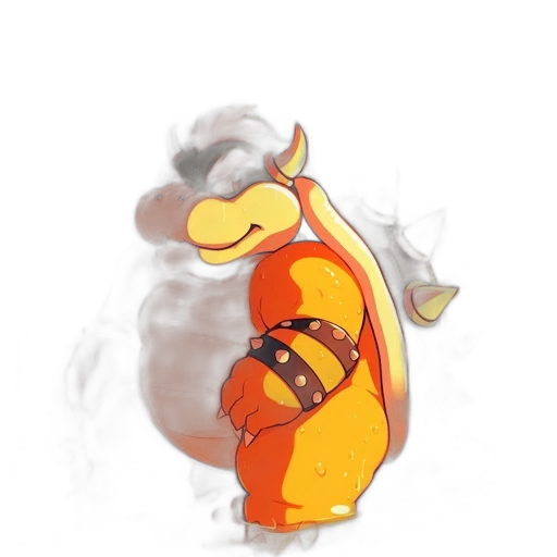 dragon, staff, jacket, creature transparent PNG cut-out