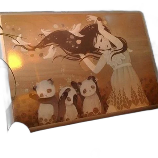 sunset, laptop, illustration, girl transparent PNG cut-out