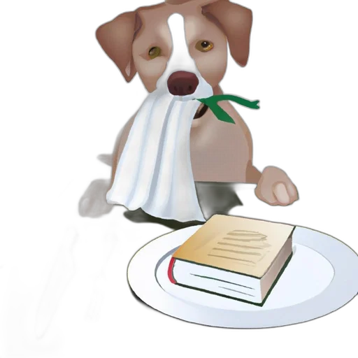 staff, food, 3d render, anthropomorphized transparent PNG cut-out