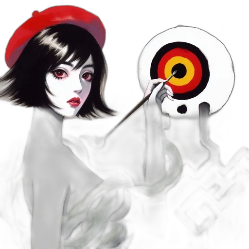 staff, hat, weapon, robot transparent PNG cut-out