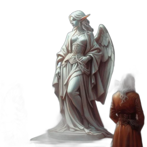 dress, concept art, fantasy art, 3d render transparent PNG cut-out