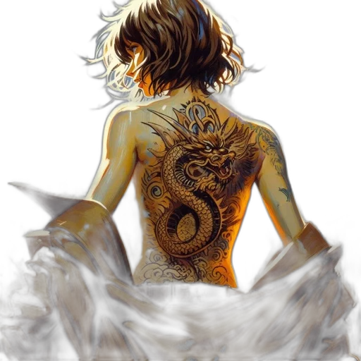 dress, dragon, fantasy art, concept art transparent PNG cut-out