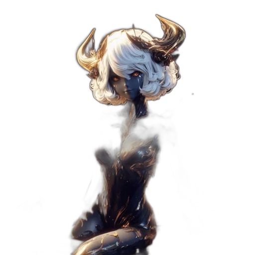 hair, crown, dragon, mask transparent PNG cut-out