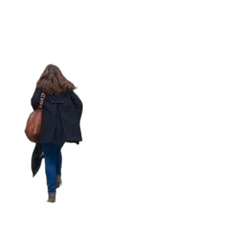 jacket, umbrella, dress, staff transparent PNG cut-out