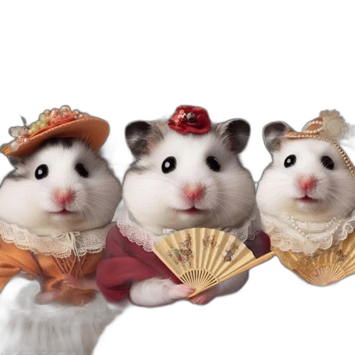 hat, food, 3d render, concept art transparent PNG cut-out