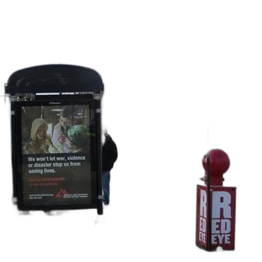 staff, furniture, bus, stop transparent PNG cut-out