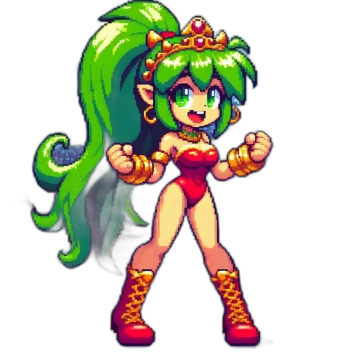 crown, staff, pixel art, concept art transparent PNG cut-out
