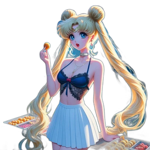 dress, staff, food, jewelry transparent PNG cut-out