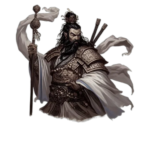sword, staff, weapon, fantasy art transparent PNG cut-out
