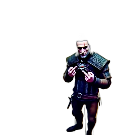 staff, weapon, sword, jacket transparent PNG cut-out