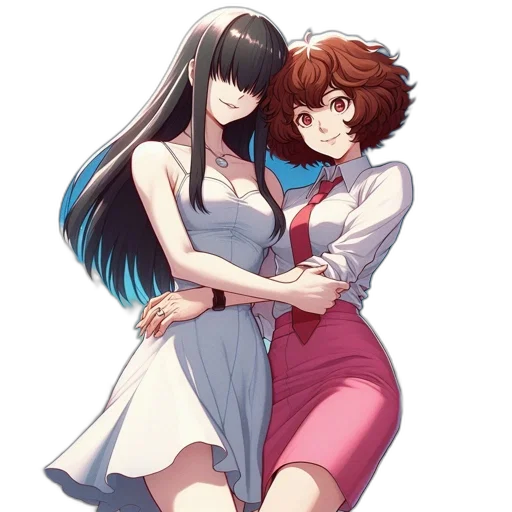 dress, robot, hair, anime transparent PNG cut-out
