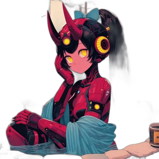 mask, robot, concept art, comic book art transparent PNG cut-out
