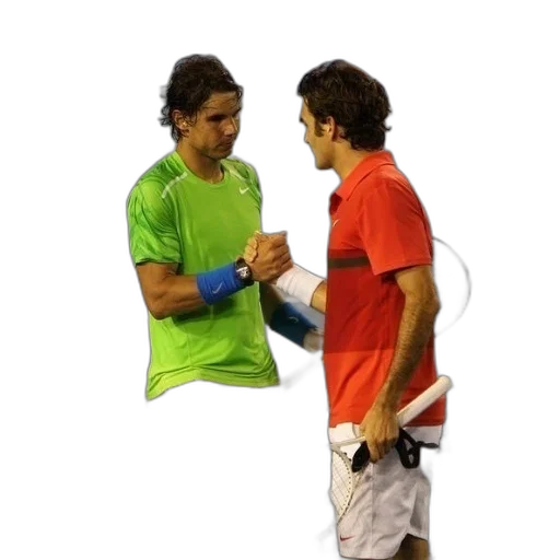 neon, two, tennis, players transparent PNG cut-out