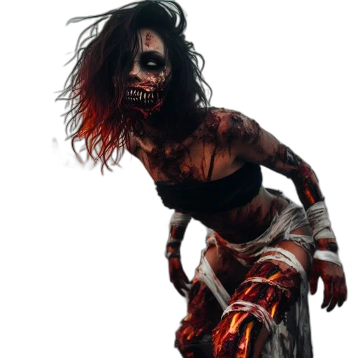 creature, staff, face, dress transparent PNG cut-out