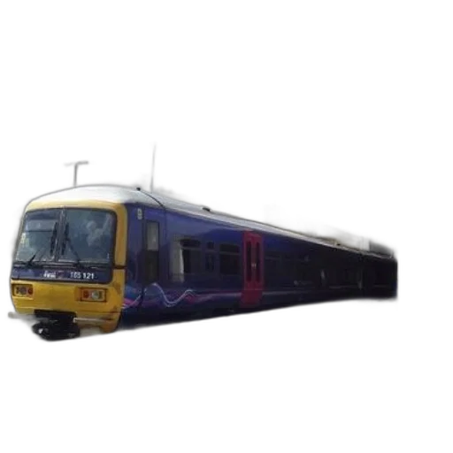 3d render, photorealistic, modern, train transparent PNG cut-out