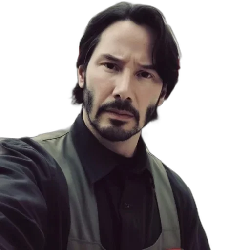 face, jacket, staff, photorealistic transparent PNG cut-out