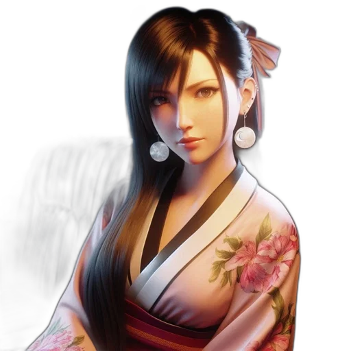 dress, face, staff, photorealistic transparent PNG cut-out