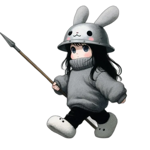 weapon, animal, hat, creature transparent PNG cut-out
