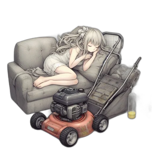 car, robot, furniture, weapon transparent PNG cut-out