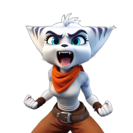staff, creature, animal, 3d render transparent PNG cut-out