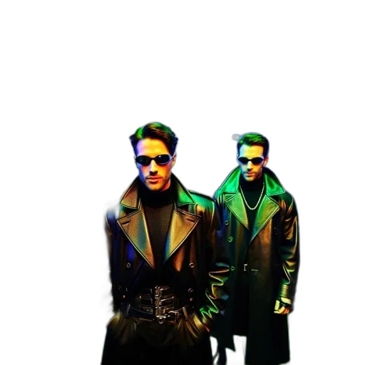 jacket, cyberpunk, 3d render, concept art transparent PNG cut-out