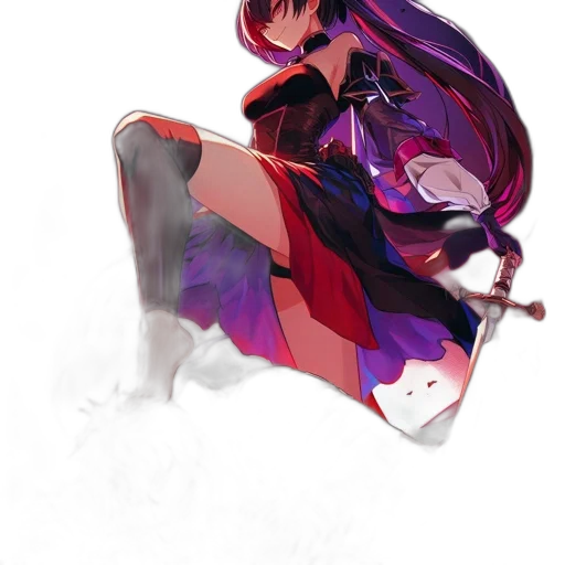dress, weapon, sword, staff transparent PNG cut-out