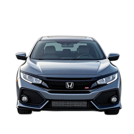 car, 3d render, photorealistic, 2017 transparent PNG cut-out