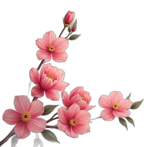 flower, crown, jewelry, staff transparent PNG cut-out
