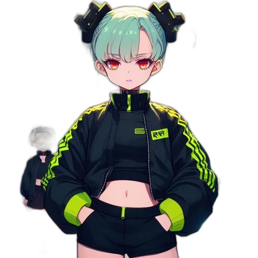 jacket, staff, creature, dragon transparent PNG cut-out