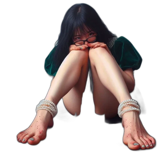 shoes, dress, face, mask transparent PNG cut-out