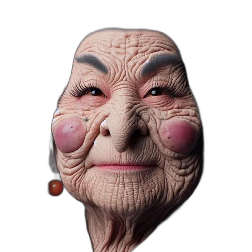 mask, face, creature, staff transparent PNG cut-out