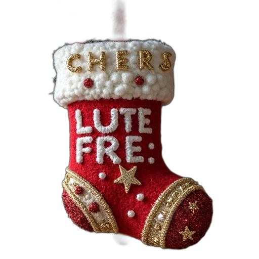 shoes, stocking, stuff, christmas transparent PNG cut-out