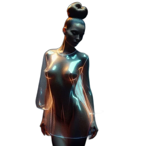 dress, jewelry, crown, robot transparent PNG cut-out