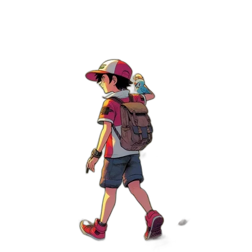 hat, jacket, weapon, staff transparent PNG cut-out