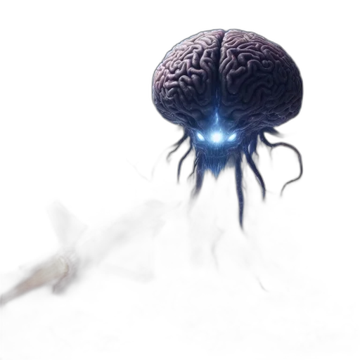 hair, creature, robot, weapon transparent PNG cut-out
