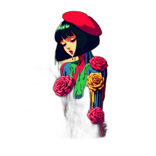 flower, umbrella, jewelry, jacket transparent PNG cut-out