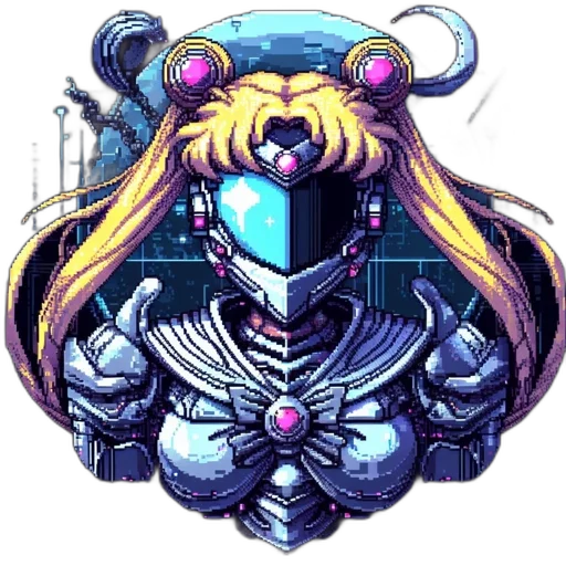 crown, robot, sword, weapon transparent PNG cut-out