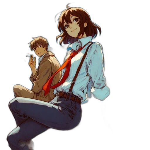 staff, jacket, weapon, sword transparent PNG cut-out